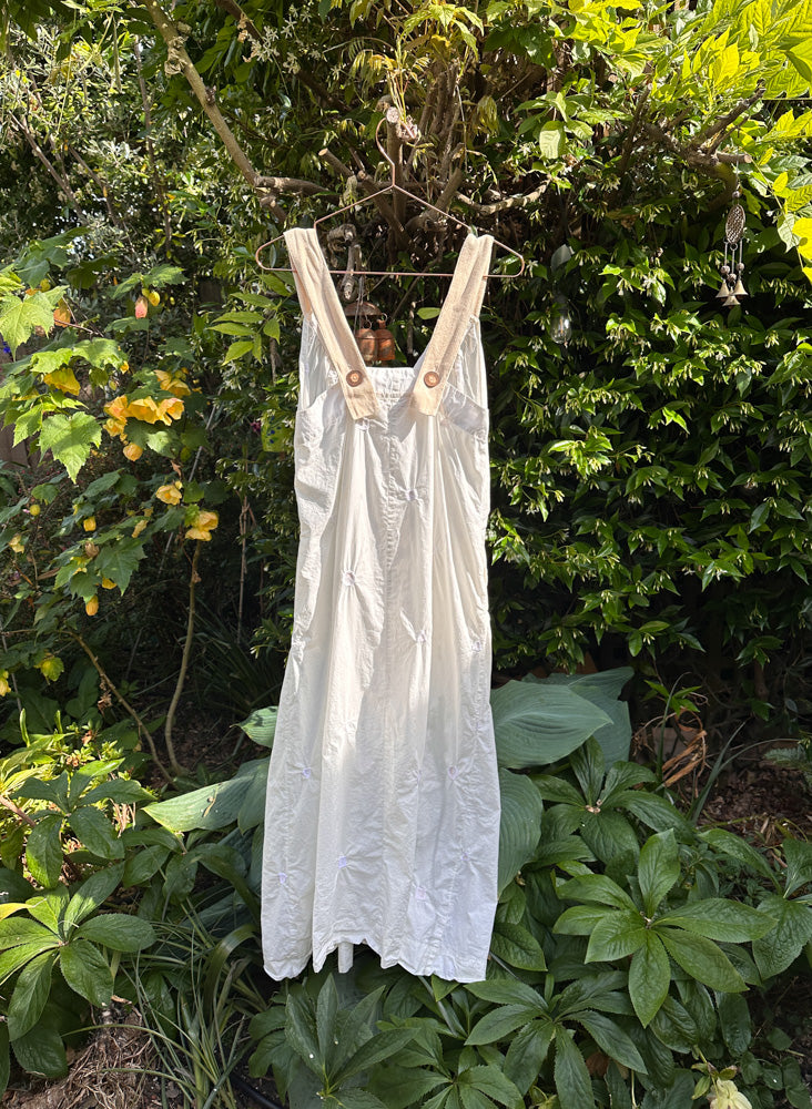 Tania Dress, white shapes sample, size S