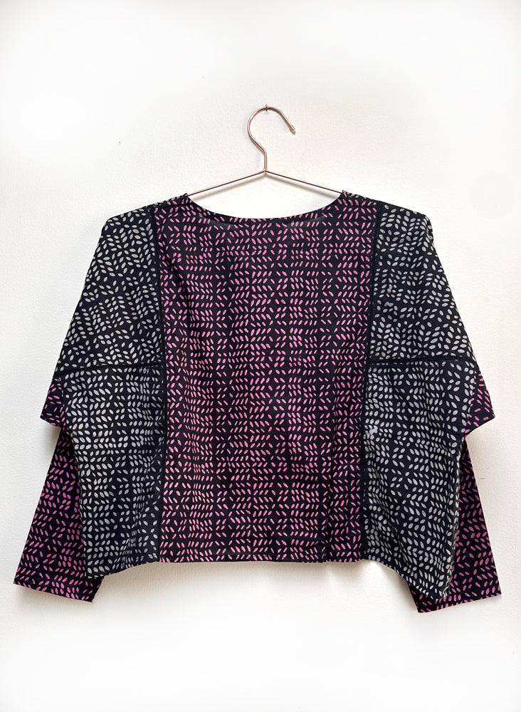 Fey top, foliage print
