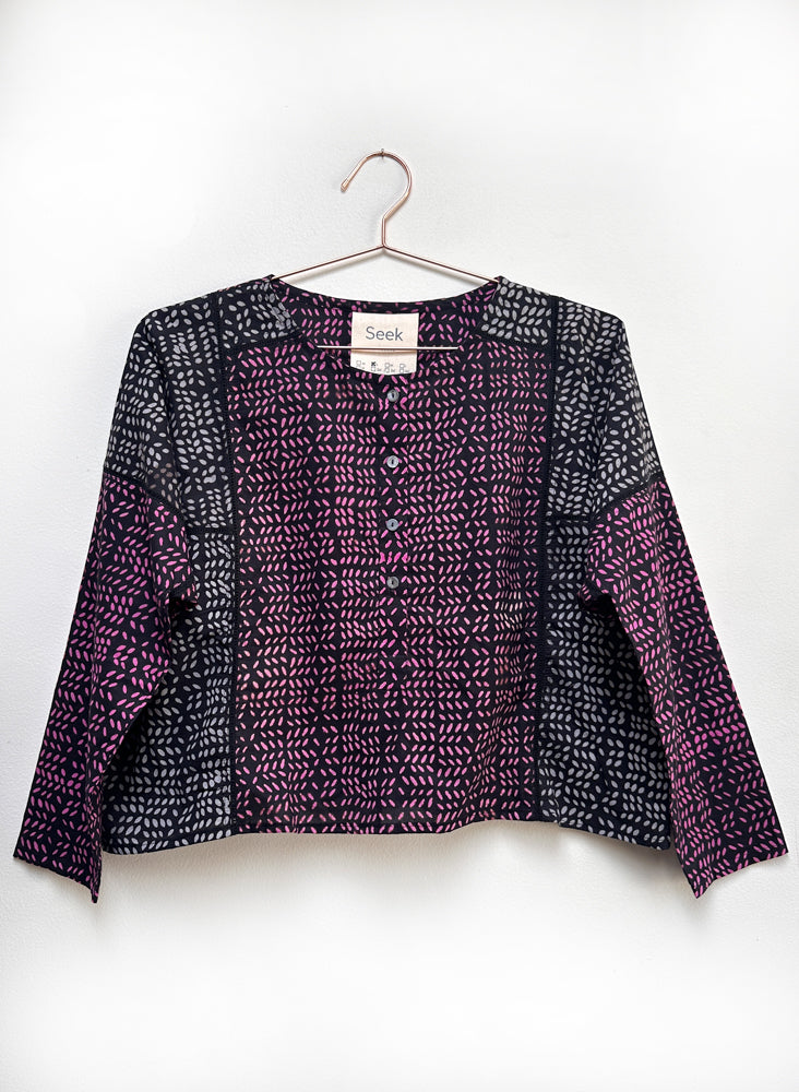 Fey top, foliage print